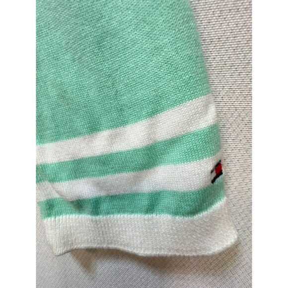Tommy Hilfiger Womens V-Neck Sweater Size 1x Mint Green Long Sleeves Casual NWT - Picture 5 of 11